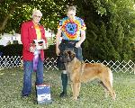 [Faraday winning her first major at Woofstock 2018.]
